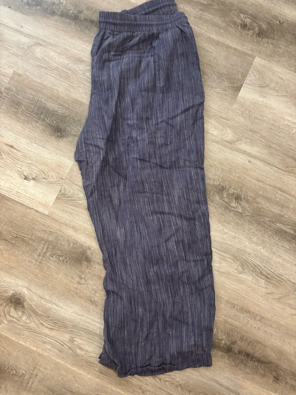 Athleta Linen Navy Cabo Pants Casual Drawstring Linen-Blend Pants size 2X XXL - Picture 5 of 5